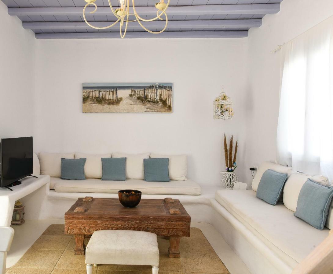 Blue Daisy House, Ornos, By Myconbay Mykonos Villa Buitenkant foto